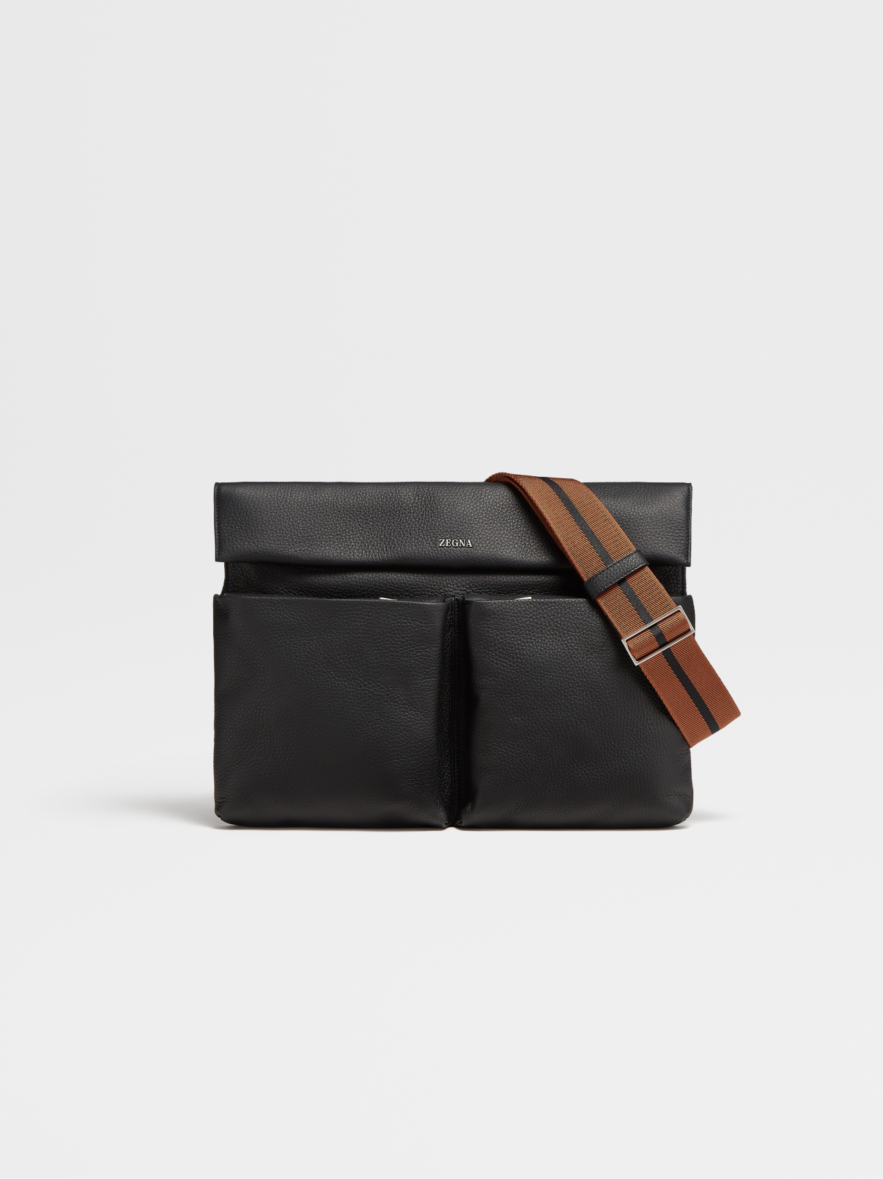 黑色鹿皮 New Pocket 斜挎包